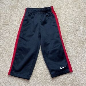 Nike Thermafit Little Boys 24 Months Black & Red Pants
